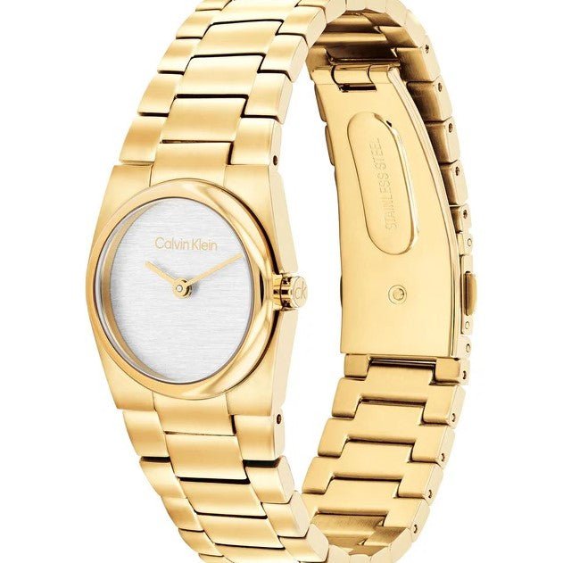 CALVIN KLEIN LADIES GOLD STAINLESS STEEL WATCH