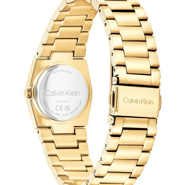 CALVIN KLEIN LADIES GOLD STAINLESS STEEL WATCH