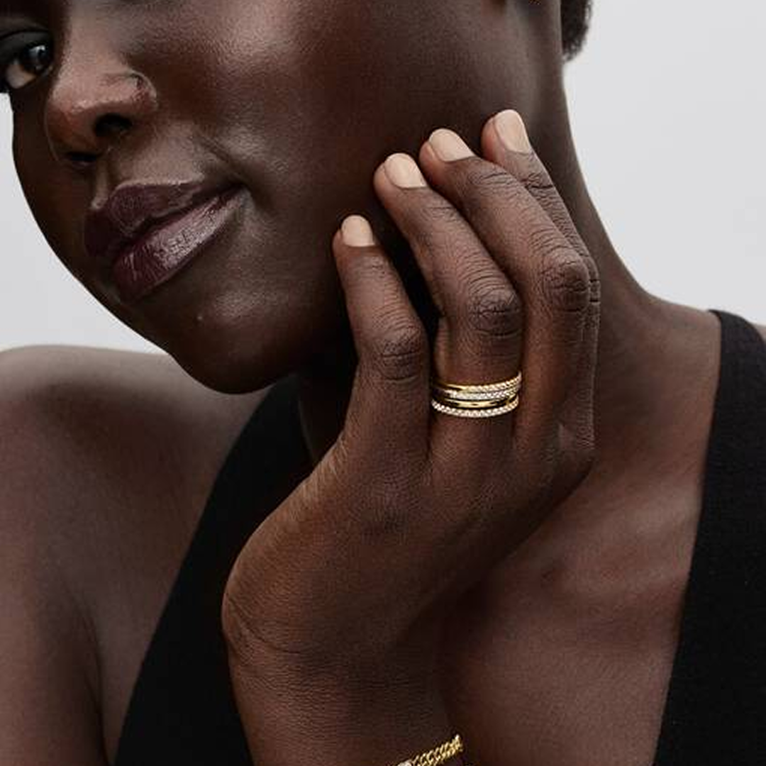 Sparkling Huggie Hoop Earrings