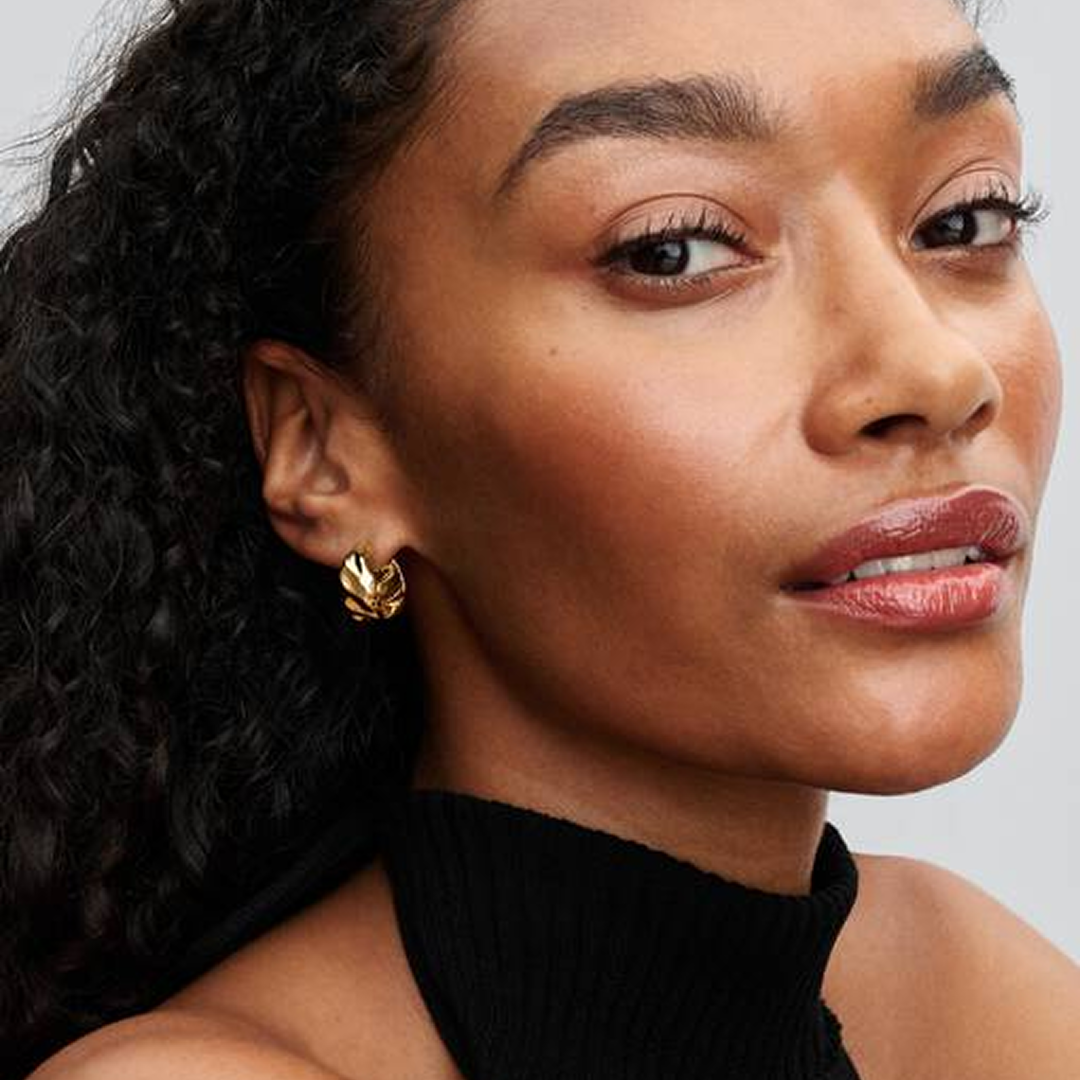 Rippled Hoop Earrings