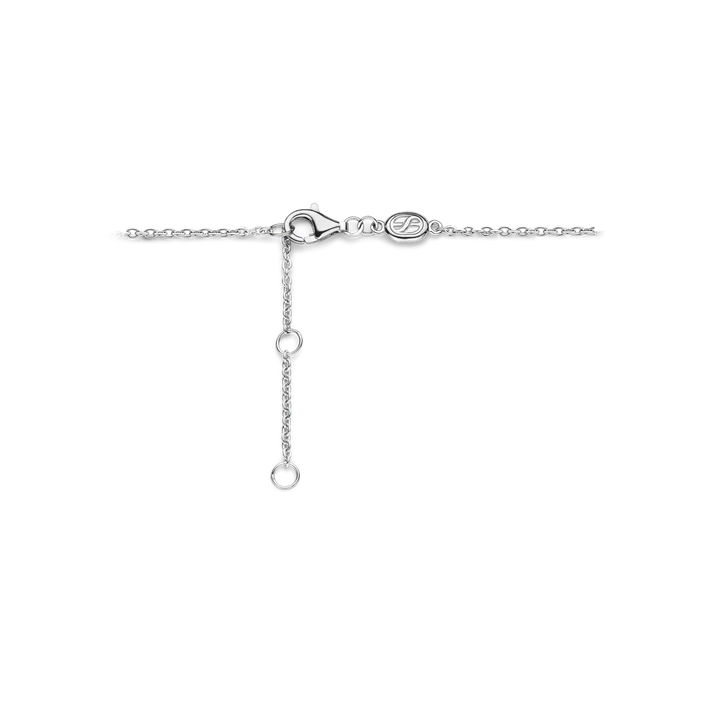 TISENTO CZ TWO-TONED INTERLOCKING RINGS BRACELET