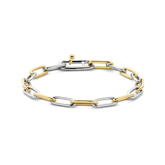 TISENTO TWO-TONED LINK BRACELET