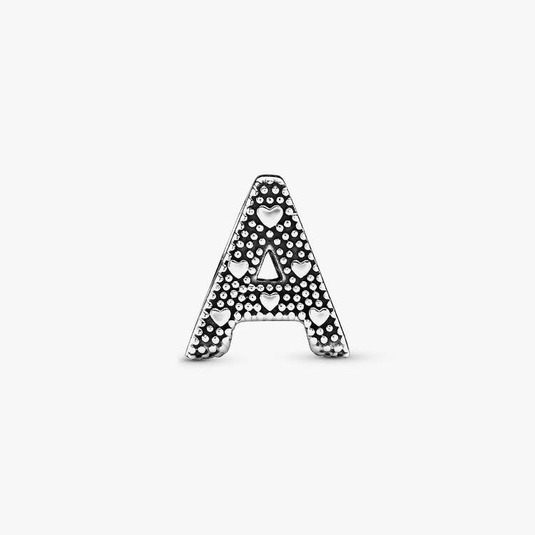 Letter A Alphabet Pandora Charm
