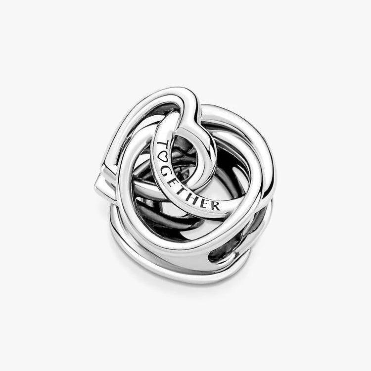 Together Always Encircled Heart Pandora Charm