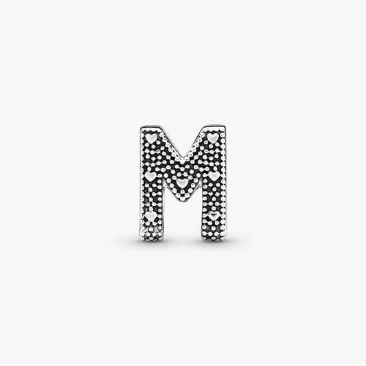 Letter M Alphabet Pandora Charm