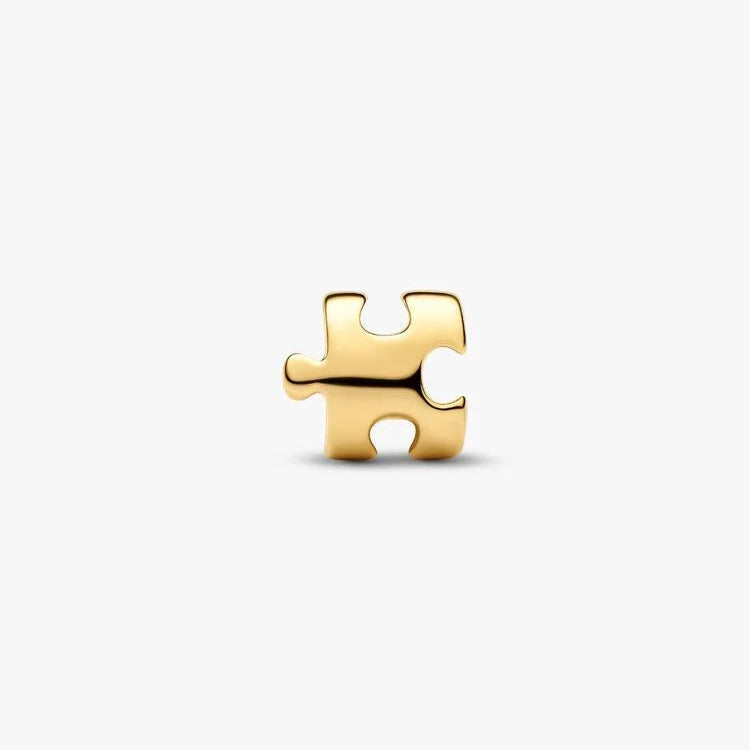 14ct Gold on Sil Puzzle Mini Pandora Charm