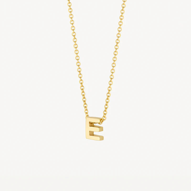 BLUSH 14CT E MINI INITIAL PENDANT