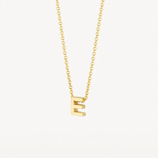 BLUSH 14CT E MINI INITIAL PENDANT