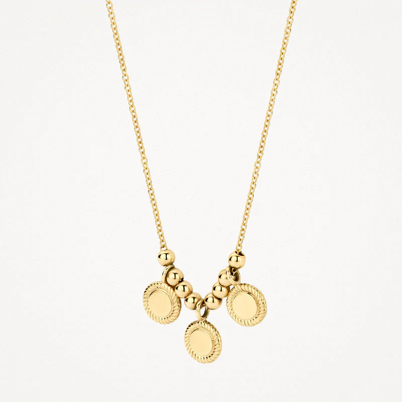 14CT 3 DISC NECKLACE