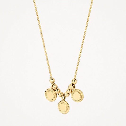 14CT 3 DISC NECKLACE
