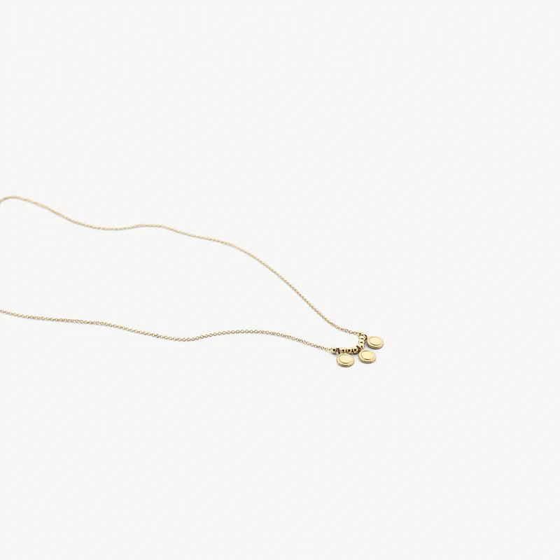 14CT 3 DISC NECKLACE