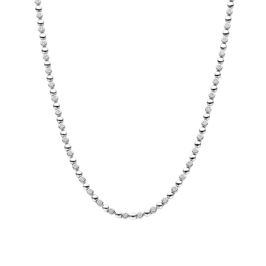 TISENTO ROUND CZ NECKLACE