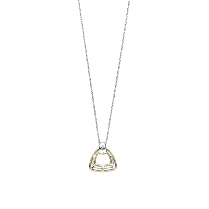 TISENTO GOLD CZ LINK NECKLACE