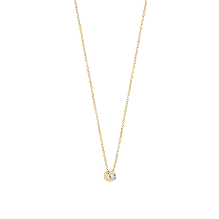 TISENTO GOLD ON SIL CZ PENDANT