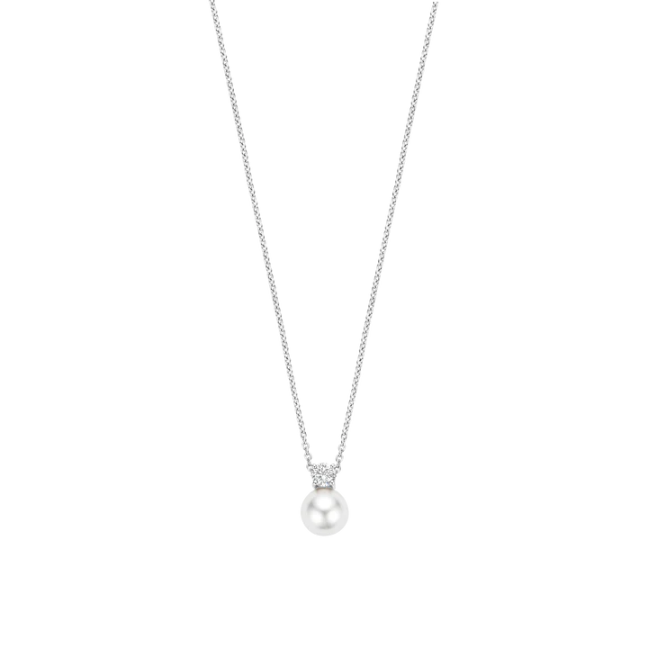 TISENTO PEARL & CZ PENDANT