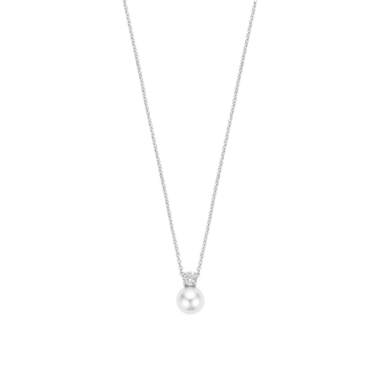 TISENTO PEARL & CZ PENDANT