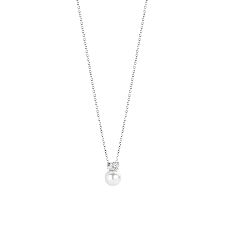 TISENTO PEARL & CZ PENDANT