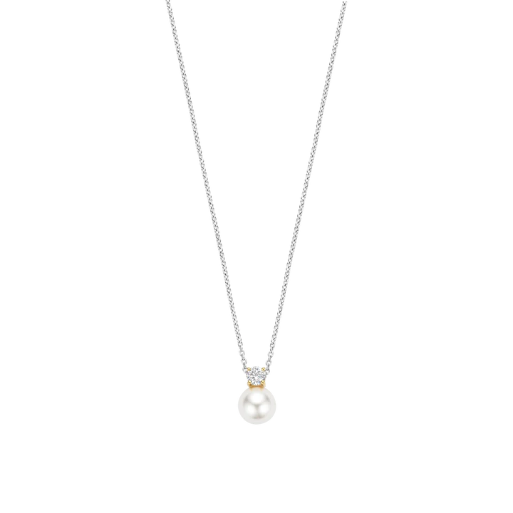 TISENTO PEARL & CZ PENDANT