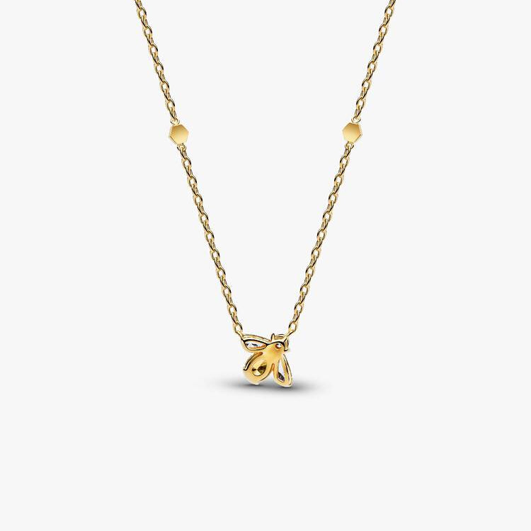 Honey Bee Pendant Pandora Necklace