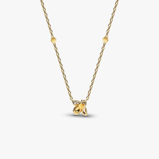 Honey Bee Pendant Pandora Necklace