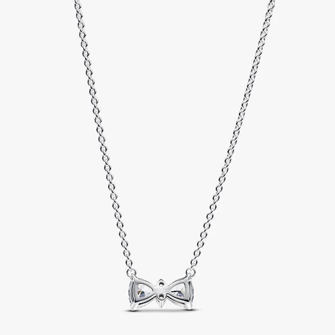 Sparkling Bow Necklace