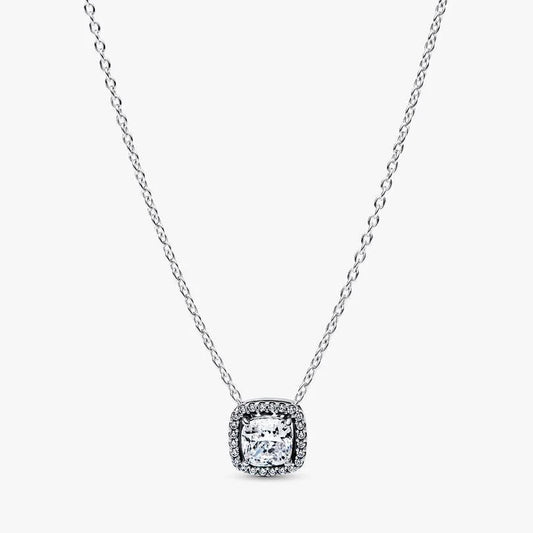 Halo Pendant Collier Necklace