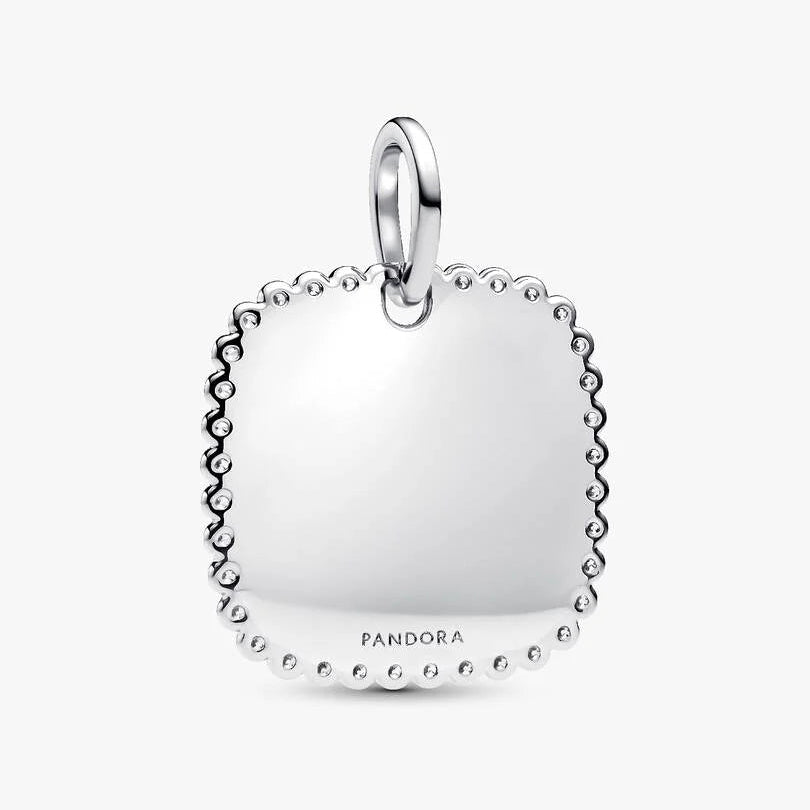 Pandora Engravable Square Tag Pendant
