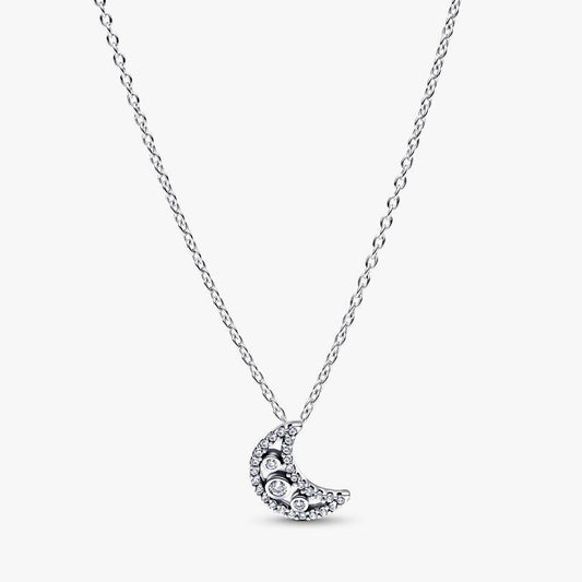 Pandora Crescent Moon Pendant Necklace