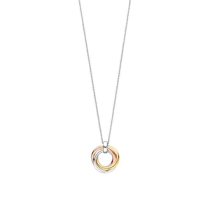 TISENTO TRI-COLOUR CIRCLE PENDANT