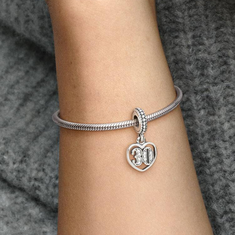 30th Celebration Dangle Pandora Charm