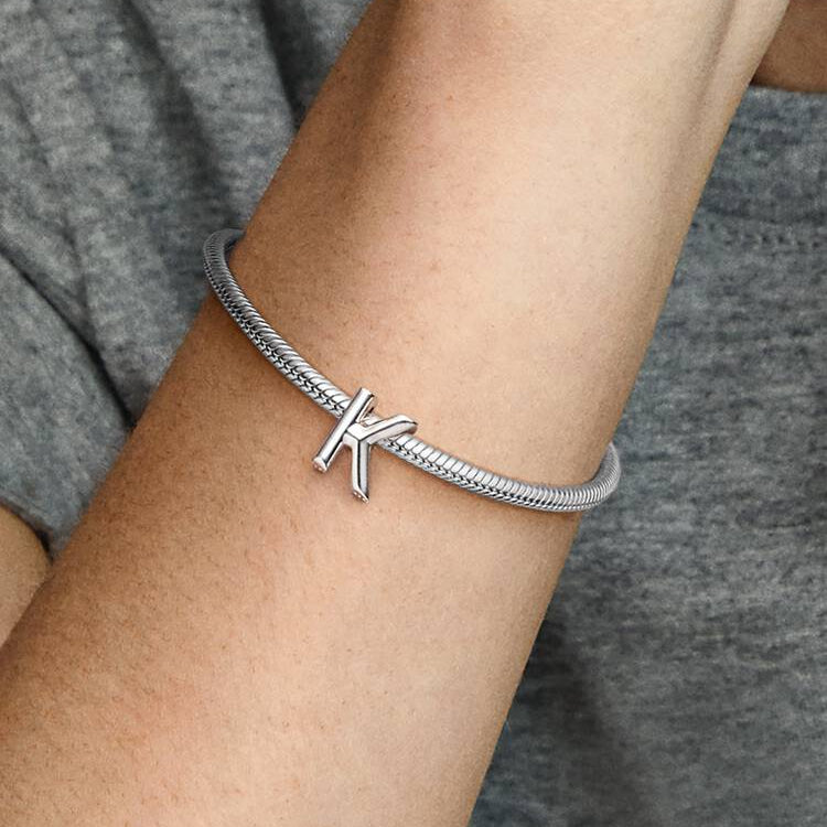 Letter K Alphabet Pandora Charm