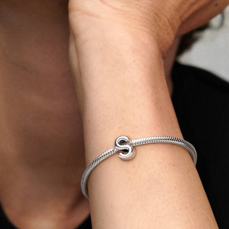 Letter S Alphabet Pandora Charm