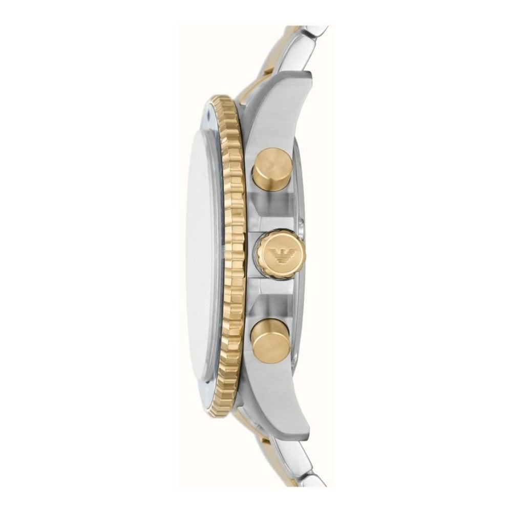 43mm, Blue Dial, Gents Two-Tone Stainless Steel Watch