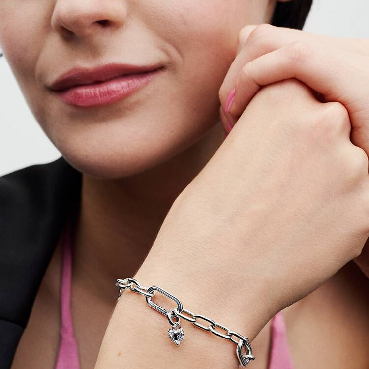 Keyhole Heart Mini Dangle Pandora Charm