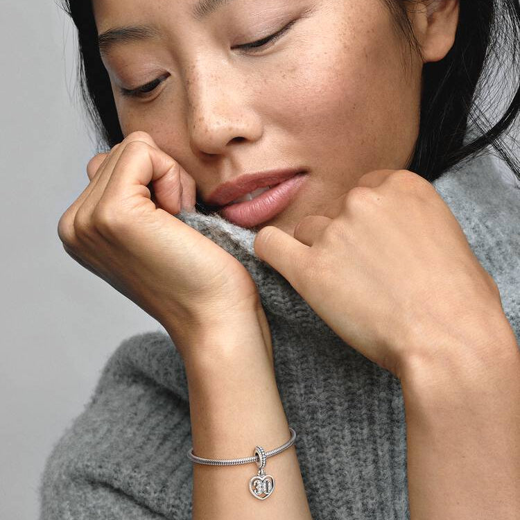 30th Celebration Dangle Pandora Charm
