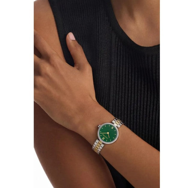 Calvin Klein Green Dial Ladies Stainless Steel Watch