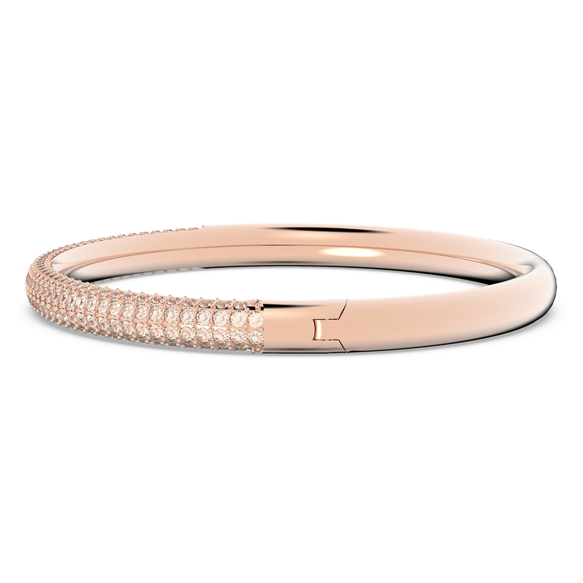 Swarovski Stone Mini Bangle White, Rose Gold Plated