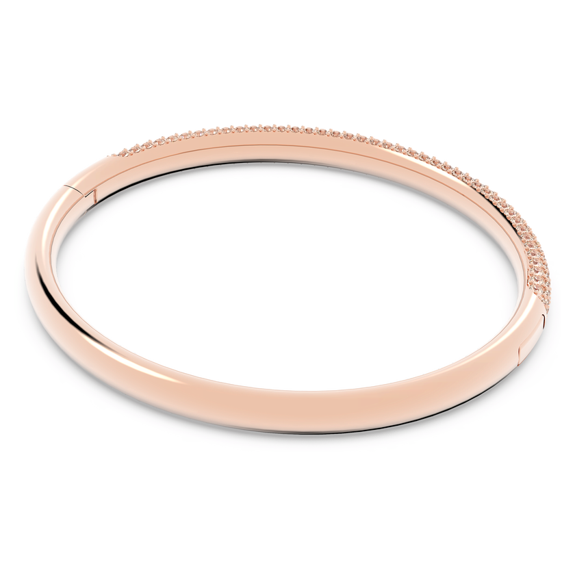 Swarovski Stone Mini Bangle White, Rose Gold Plated