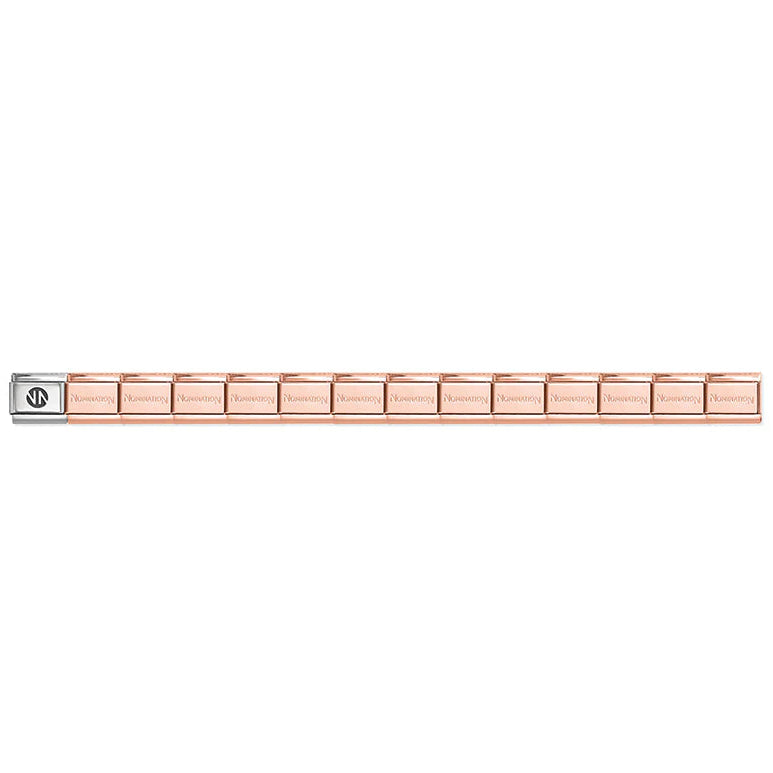 Composable Classic Rosegold Stainless Steel Base Nomination Bracelet