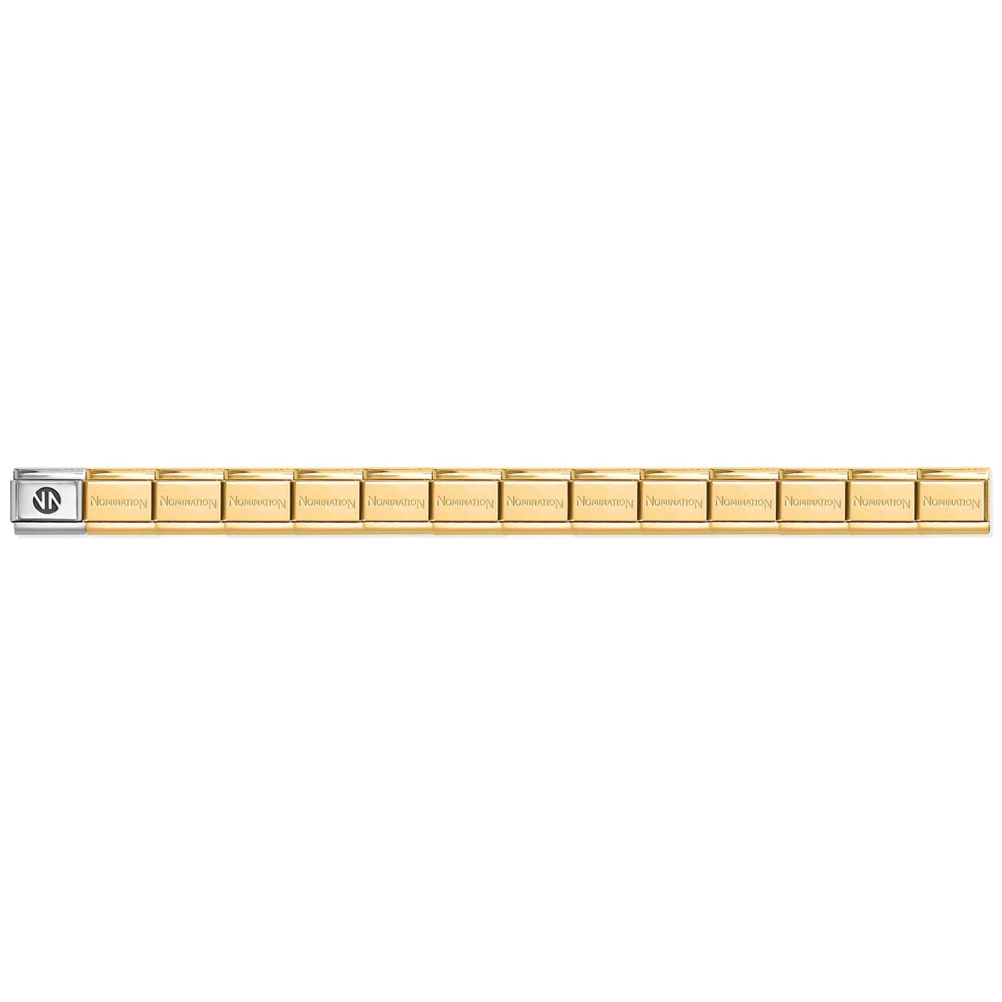 Composable Classic Gold Stainless Steel Base Nomination Bracelet