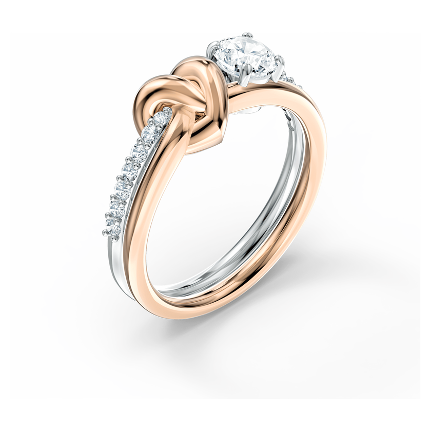 SWAROVSKI LIFELONG HEART RING RHS/ROS