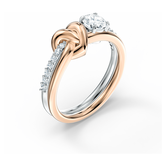 SWAROVSKI LIFELONG HEART RING RHS/ROS