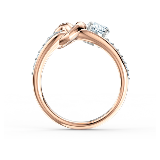SWAROVSKI LIFELONG HEART RING RHS/ROS