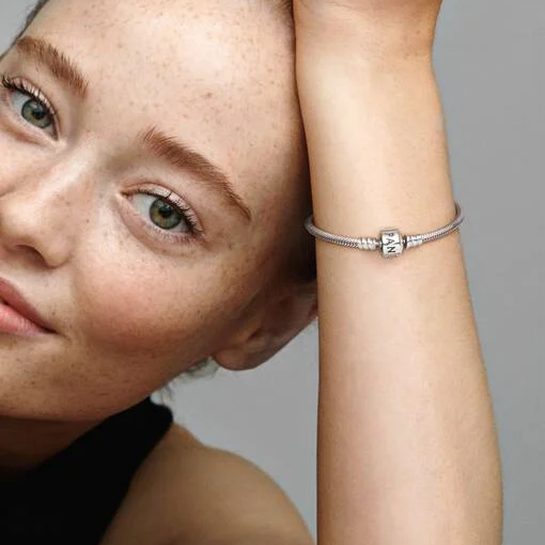 Barrel Clasp Snake Chain Bracelet