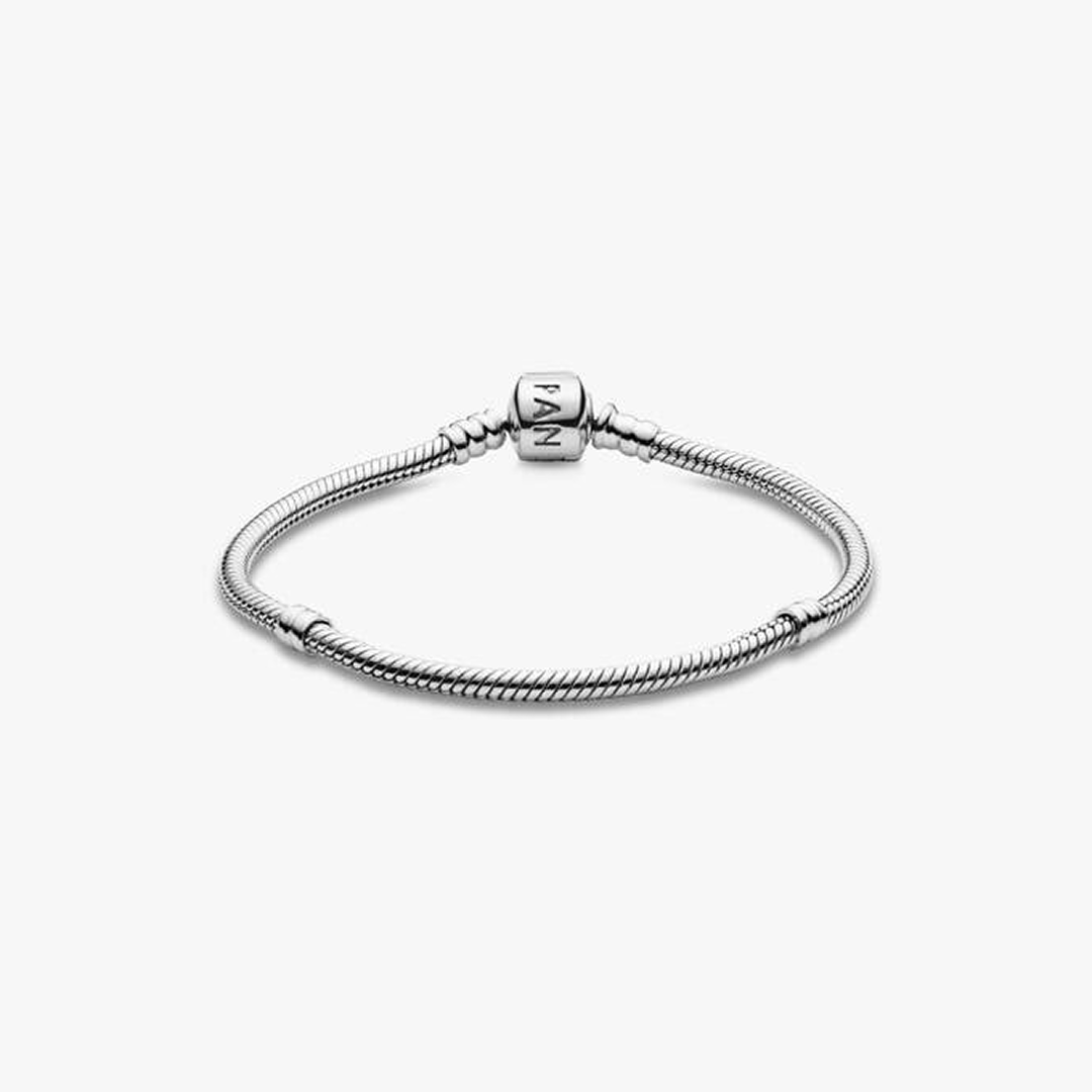 Barrel Clasp Snake Chain Bracelet