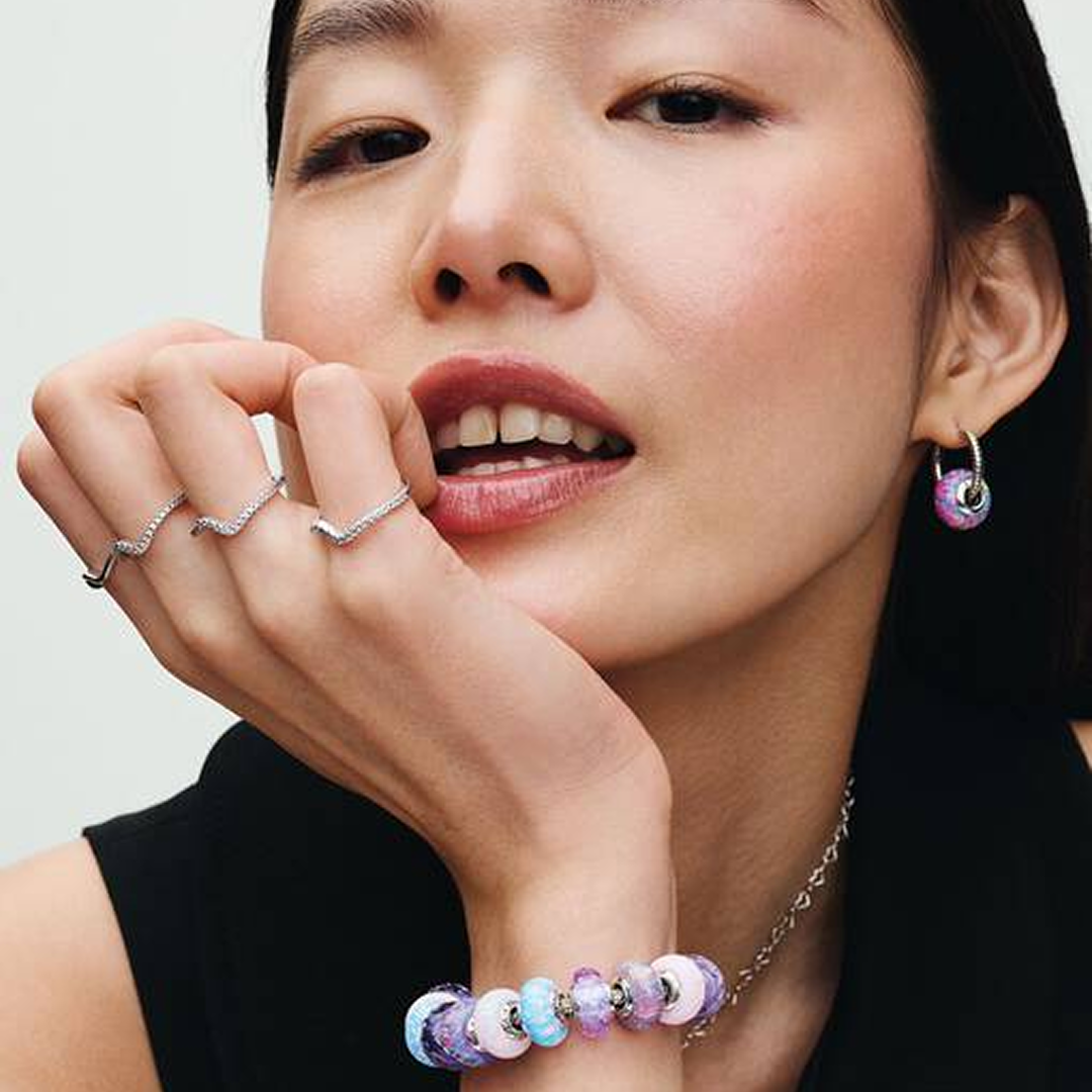 Studded Chain Slider Bracelet