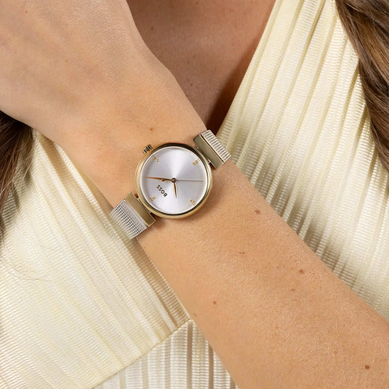 BOSS ROSEHILL LADIES TWO-TONED WATCH