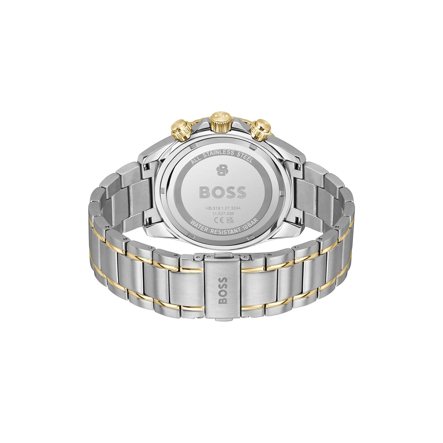 BOSS SEALINER GREEN CHRONO GENTS TWO-TONED WATCH
