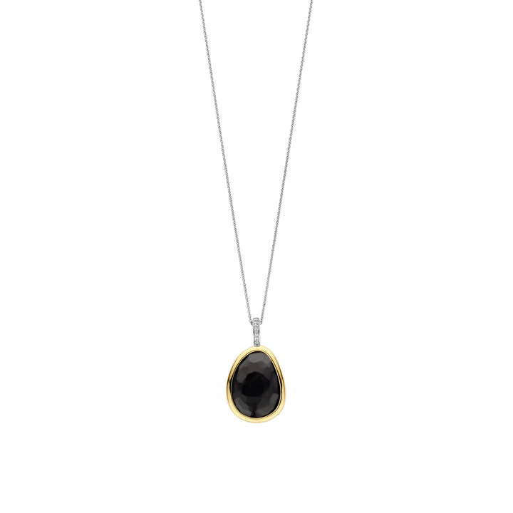 TISENTO OVAL BLACK CZ PENDANT