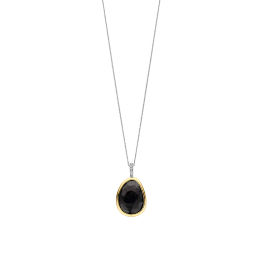 TISENTO OVAL BLACK CZ PENDANT